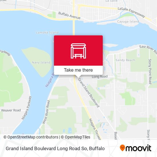 Grand Island Boulevard Long Road So map