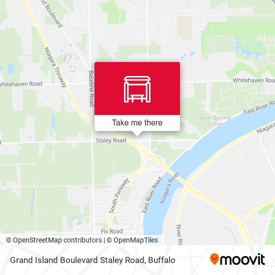 Grand Island Boulevard Staley Road map