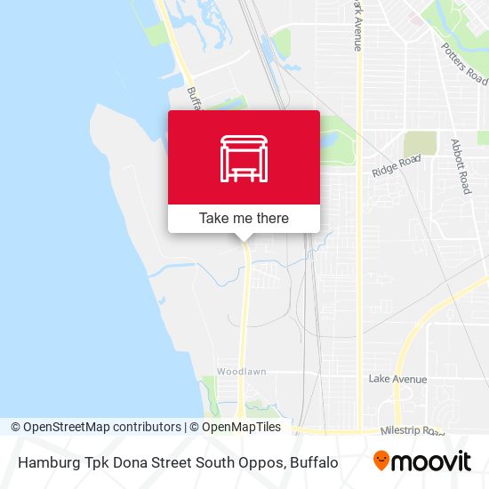 Hamburg Tpk Dona Street South Oppos map
