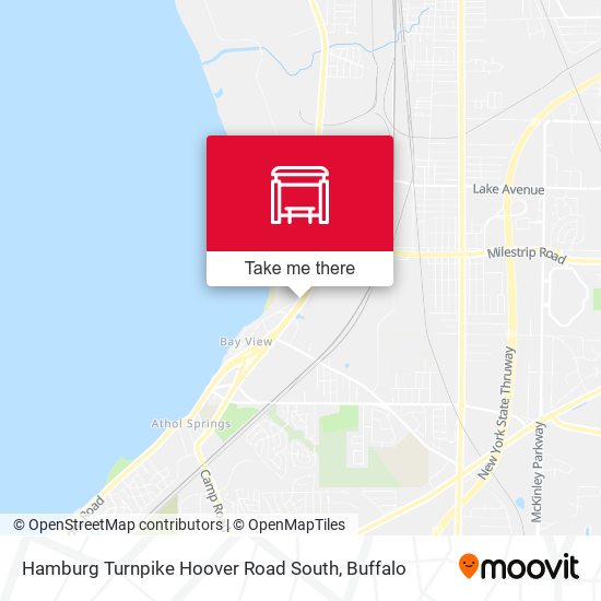 Mapa de Hamburg Turnpike Hoover Road South
