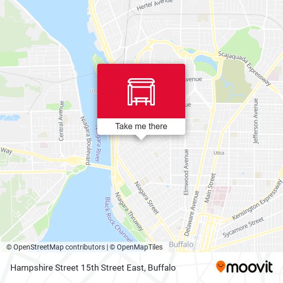 Hampshire Street 15th Street East map
