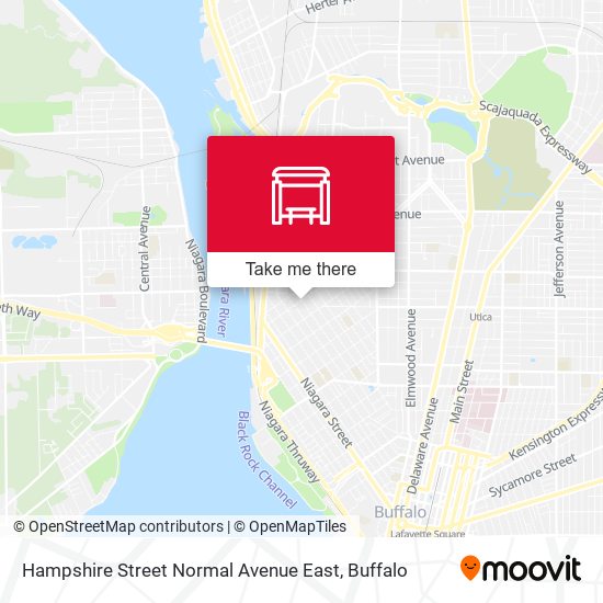 Hampshire Street Normal Avenue East map