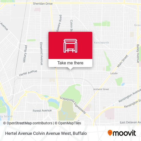 Hertel Avenue Colvin Avenue West map