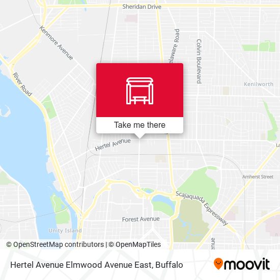 Hertel Avenue Elmwood Avenue East map