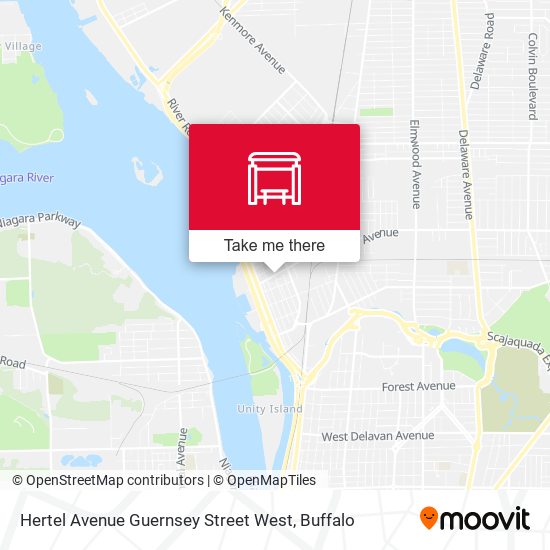 Hertel Avenue Guernsey Street West map