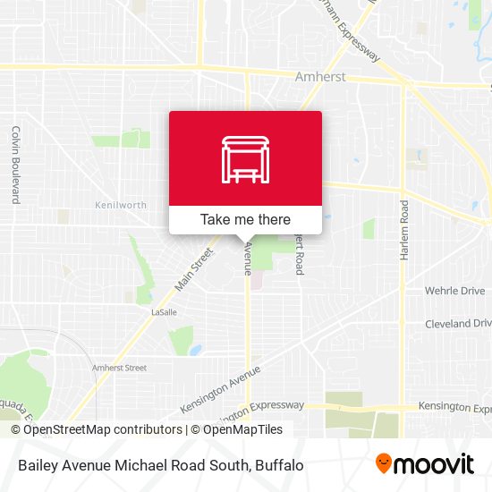 Mapa de Bailey Avenue Michael Road South