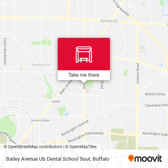 Mapa de Bailey Avenue Ub Dental School Sout