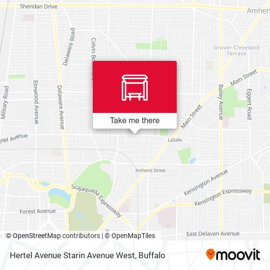 Mapa de Hertel Avenue Starin Avenue West