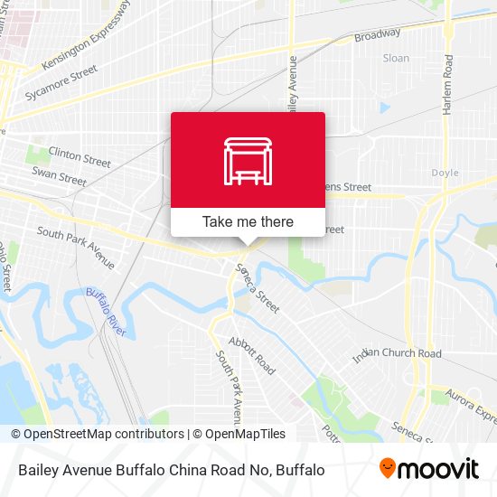 Mapa de Bailey Avenue Buffalo China Road No