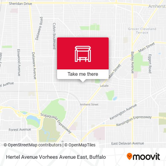Hertel Avenue Vorhees Avenue East map