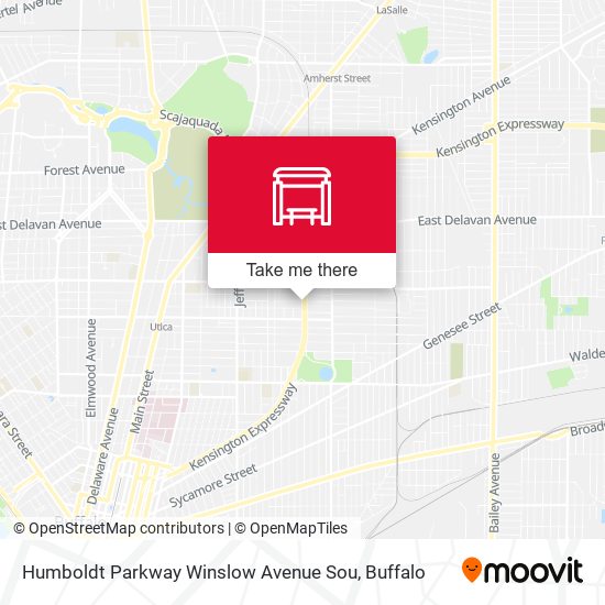 Humboldt Parkway Winslow Avenue Sou map