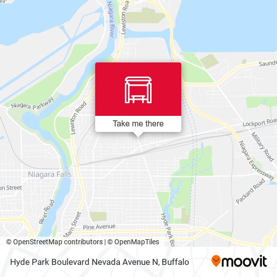 Hyde Park Boulevard Nevada Avenue N map