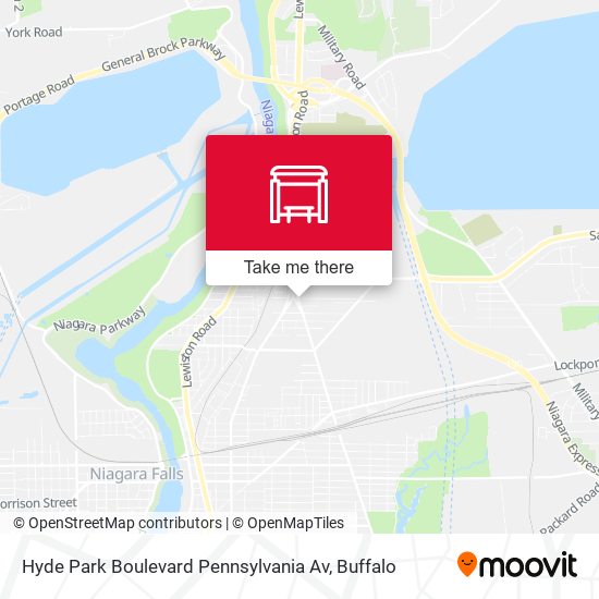 Hyde Park Boulevard Pennsylvania Av map