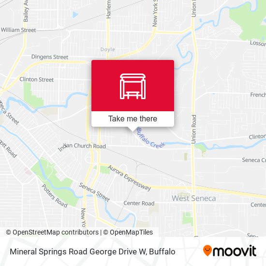 Mineral Springs Road George Drive W map