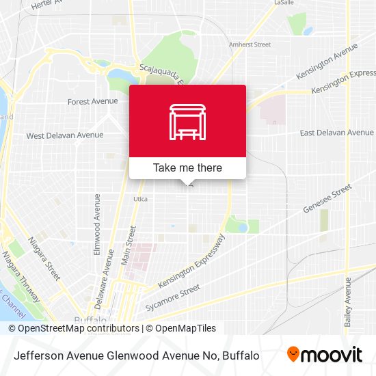 Jefferson Avenue Glenwood Avenue No map