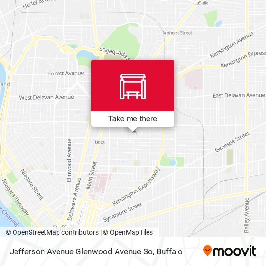 Jefferson Avenue Glenwood Avenue So map