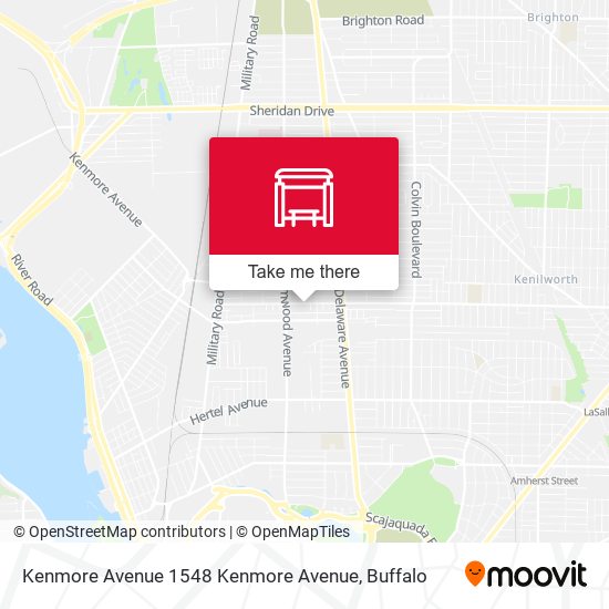 Kenmore Avenue 1548 Kenmore Avenue map