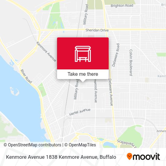 Mapa de Kenmore Avenue 1838 Kenmore Avenue