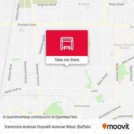 Mapa de Kenmore Avenue Gunnell Avenue West