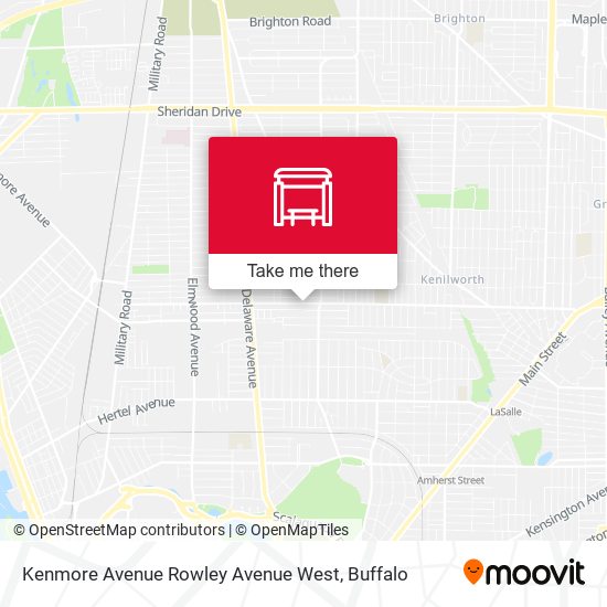 Kenmore Avenue Rowley Avenue West map