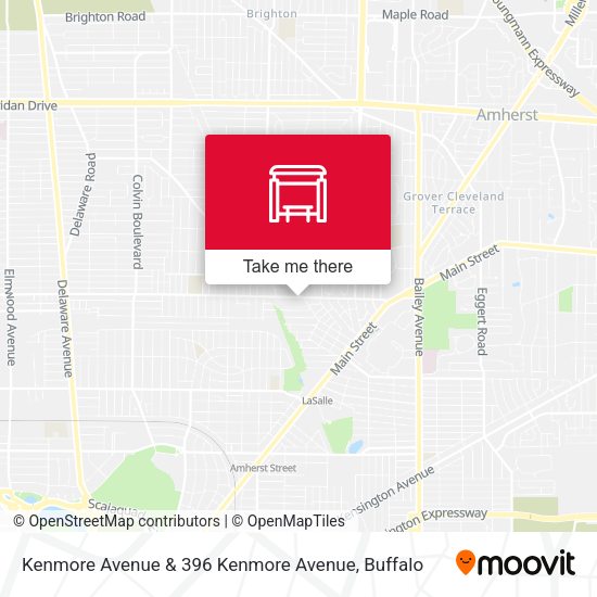 Kenmore Avenue &  396 Kenmore Avenue map