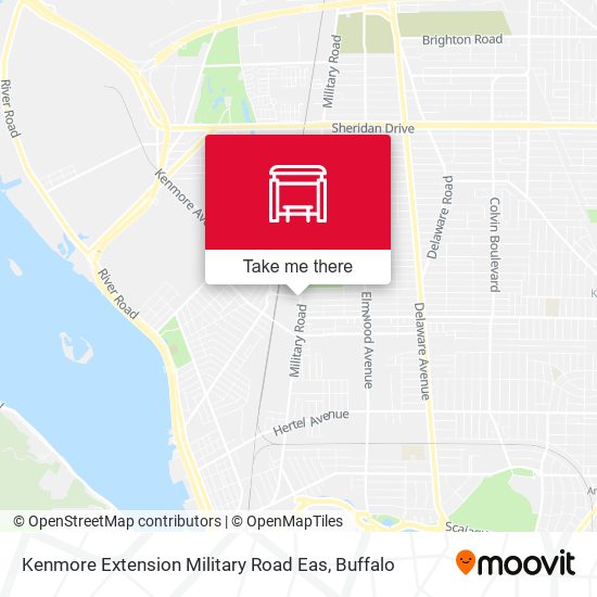 Mapa de Kenmore Extension Military Road Eas