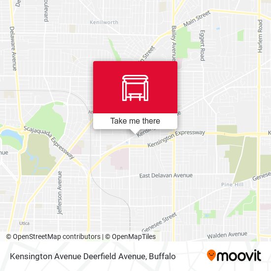 Mapa de Kensington Avenue Deerfield Avenue