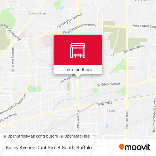 Mapa de Bailey Avenue Doat Street South