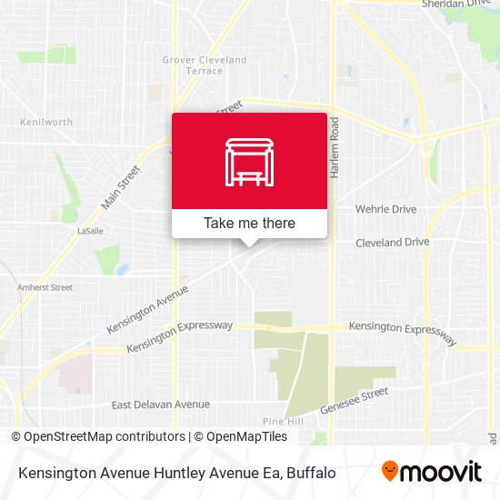 Kensington Avenue Huntley Avenue Ea map