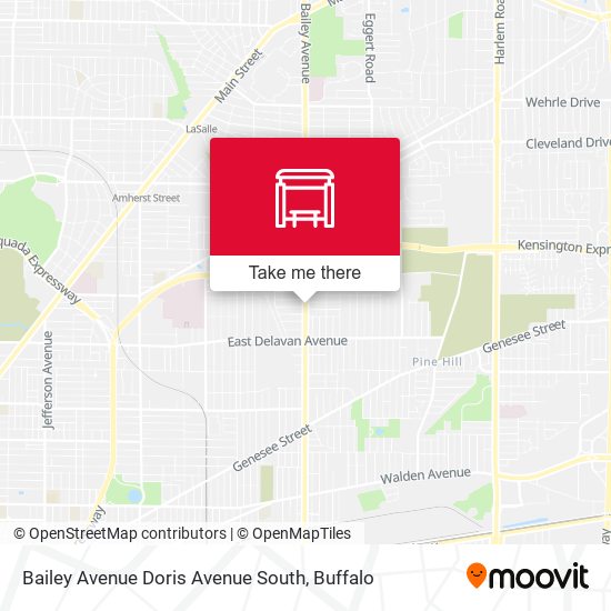 Bailey Avenue Doris Avenue South map