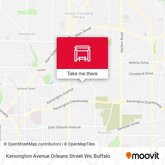 Kensington Avenue Orleans Street We map