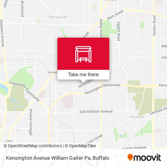 Kensington Avenue William Gaiter Pa map