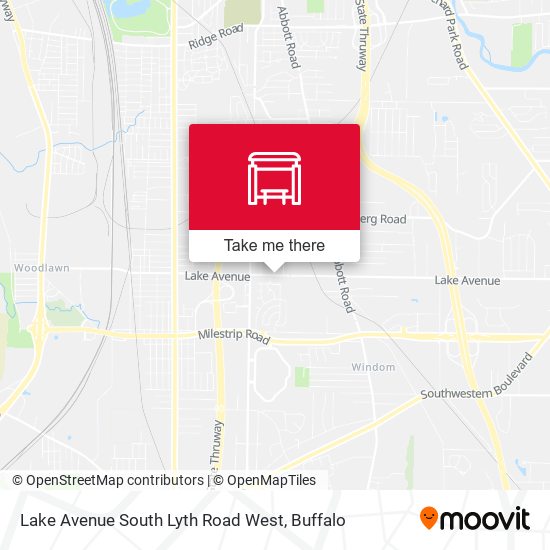 Mapa de Lake Avenue South Lyth Road West
