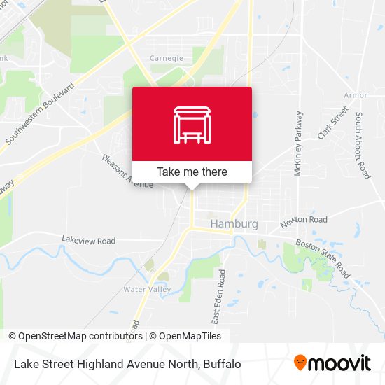 Mapa de Lake Street Highland Avenue North