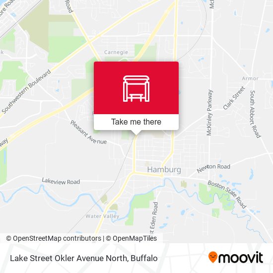 Lake Street Okler Avenue North map
