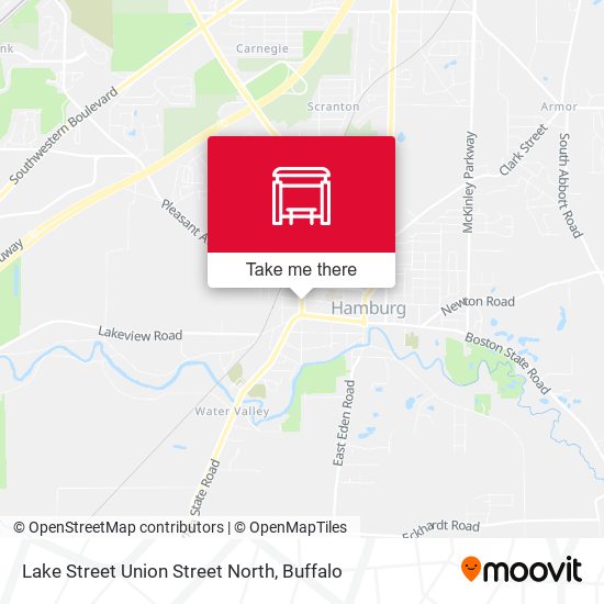 Lake Street Union Street North map