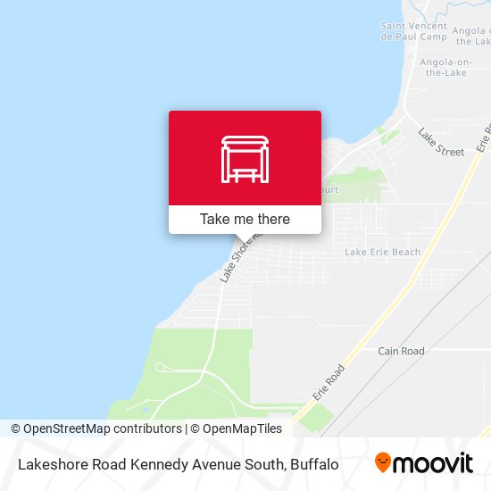 Lakeshore Road Kennedy Avenue South map