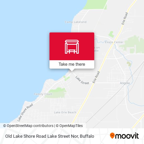 Old Lake Shore Road Lake Street Nor map