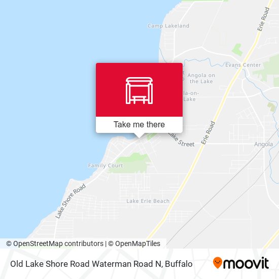 Mapa de Old Lake Shore Road Waterman Road N
