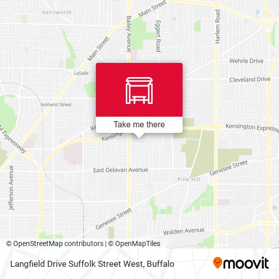 Langfield Drive Suffolk Street West map