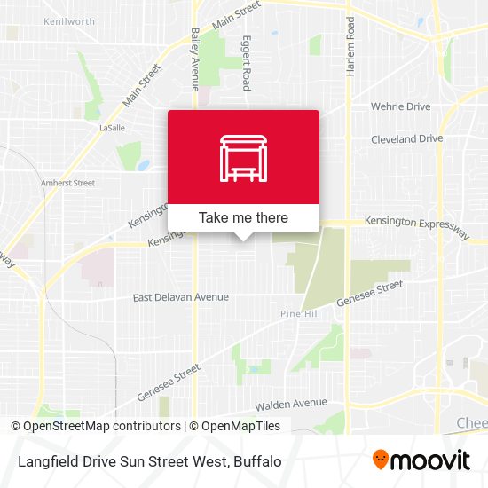 Mapa de Langfield Drive Sun Street West
