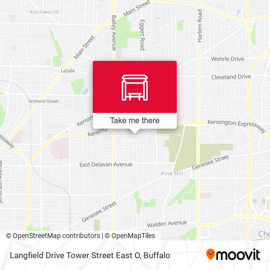 Langfield Drive Tower Street East O map
