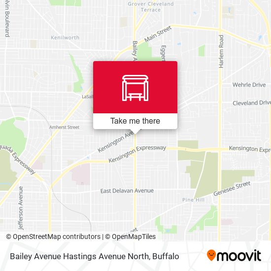 Bailey Avenue Hastings Avenue North map