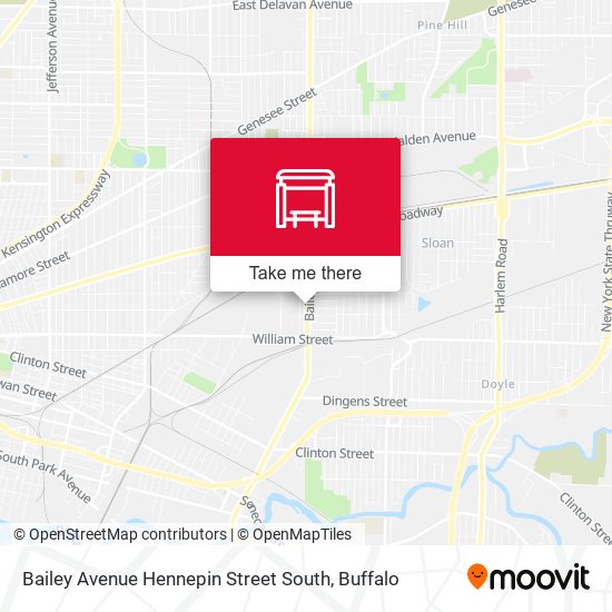 Bailey Avenue Hennepin Street South map