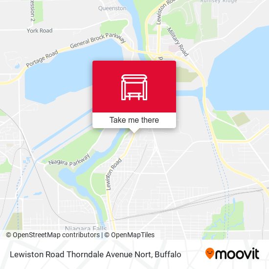 Lewiston Road Thorndale Avenue Nort map