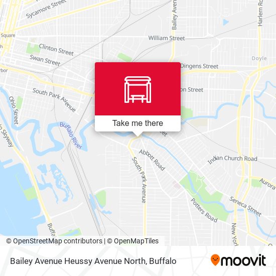 Mapa de Bailey Avenue Heussy Avenue North