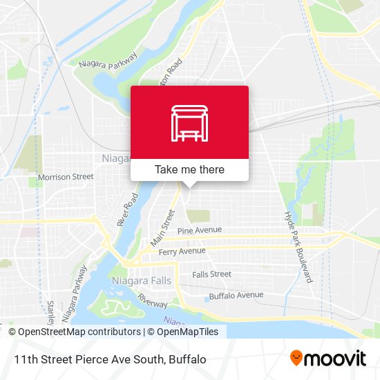 Mapa de 11th Street Pierce Ave South