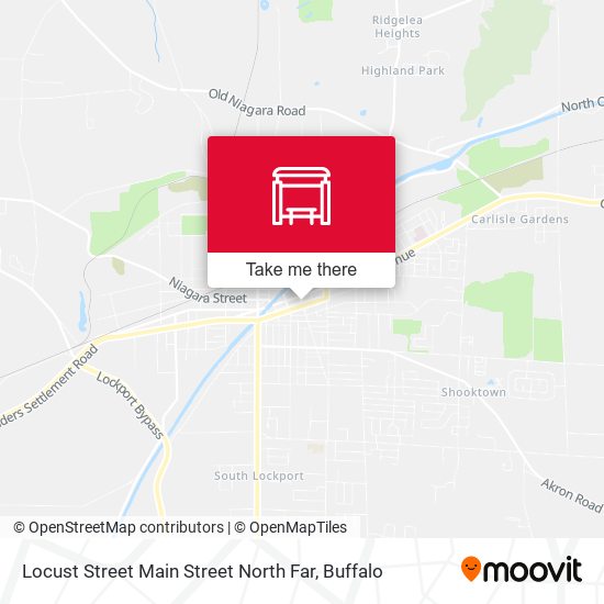 Locust Street Main Street North Far map