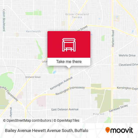 Bailey Avenue Hewett Avenue South map