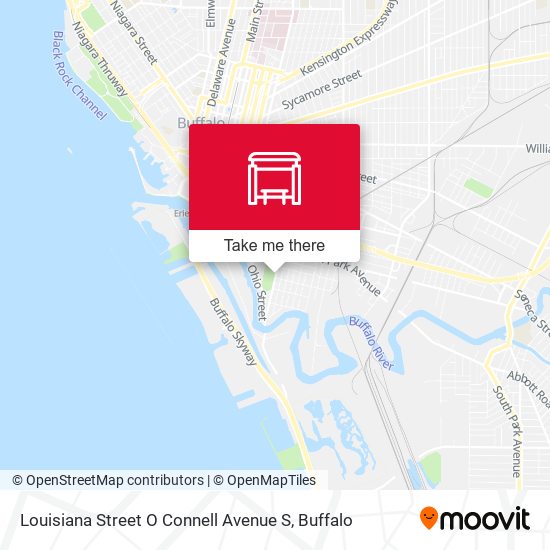 Louisiana Street O Connell Avenue S map